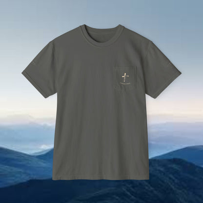 Christ is King Unisex Pocket T-Shirt