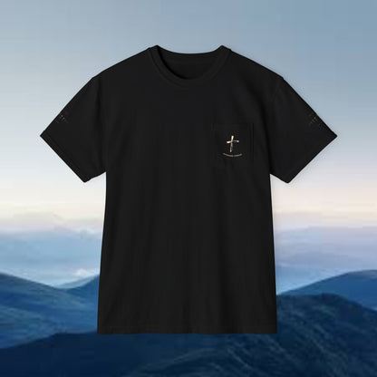 Christ is King Unisex Pocket T-Shirt